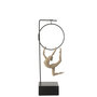 Voir la diapositive 2 : Paris Prix Gymnaste Cerceau sur Socle  Alpha  48cm Beige & Noir