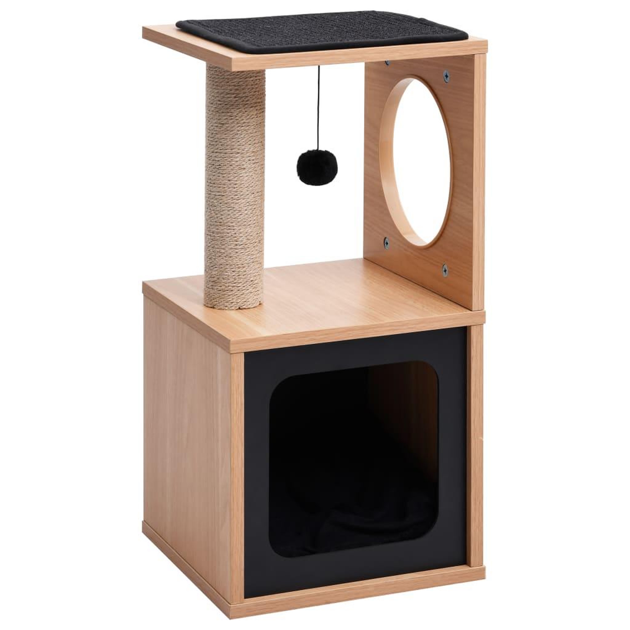 Voir la diapositive 1 : VIDAXL Arbre a chat avec tapis a gratter en sisal 60 cm