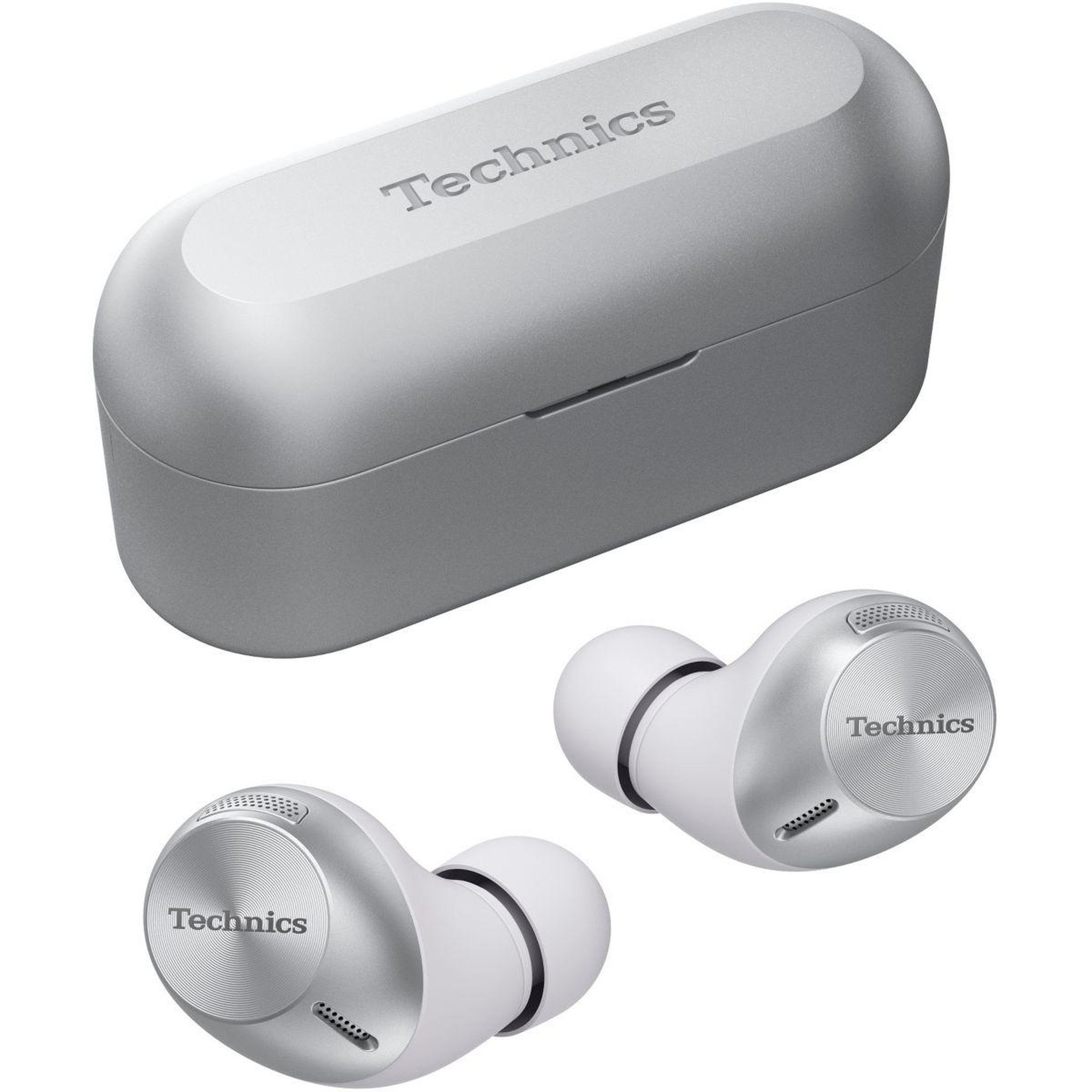 Voir la diapositive 2 : TECHNICS Ecouteurs sport EAH-AZ40M2ES Argent