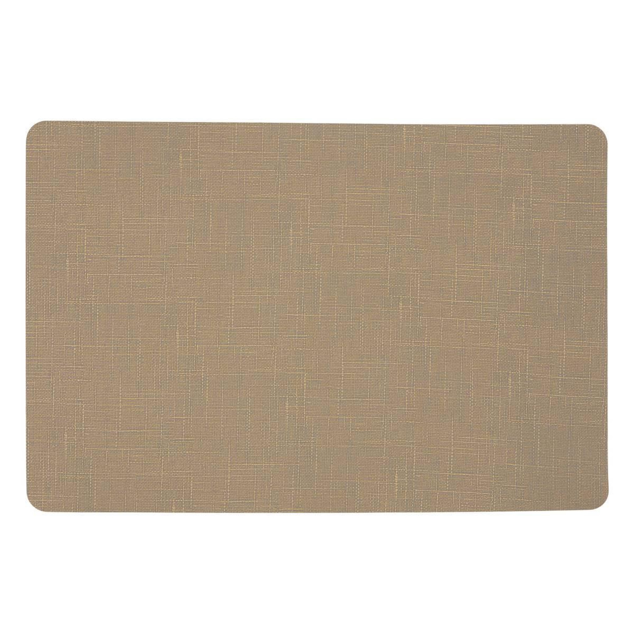 SECRET DE GOURMET Set de Table Rectangulaire  Esmée  30x45cm Taupe