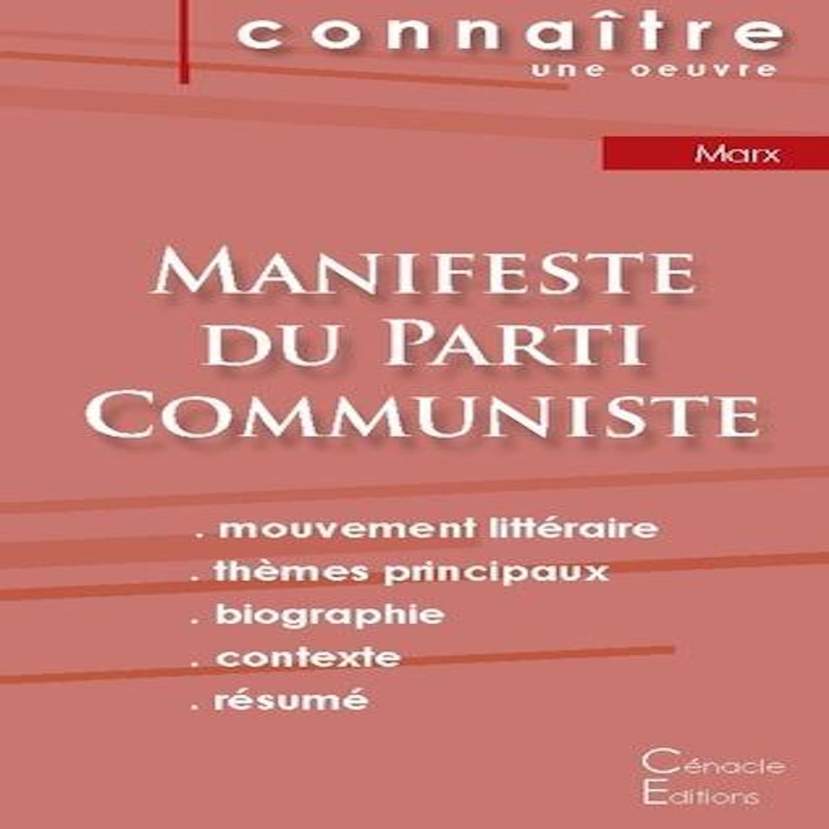 MANIFESTE DU PARTI COMMUNISTE, Marx Karl
