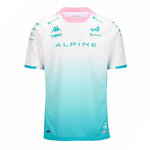 KAPPA Maillot Blanc/Rose Homme Kappa Kombat. Coloris disponibles : Blanc