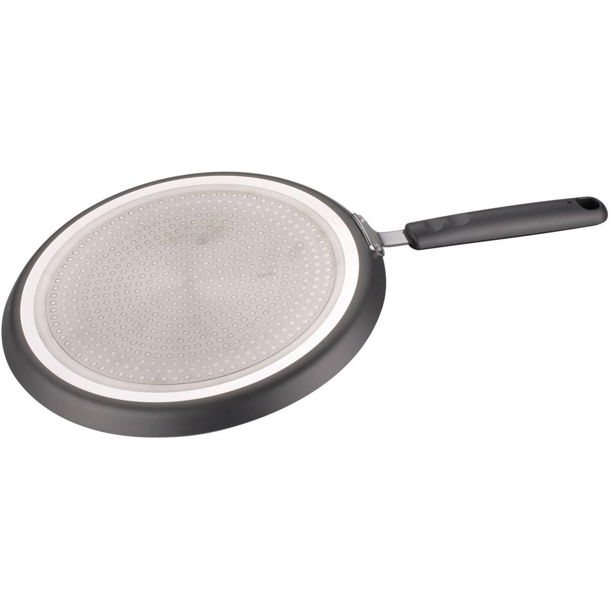 ESSENTIEL B Crêpière AL DENTE diam 28cm Grise tous feux