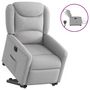 Voir la diapositive 1 : VIDAXL Fauteuil inclinable electrique gris nuage tissu