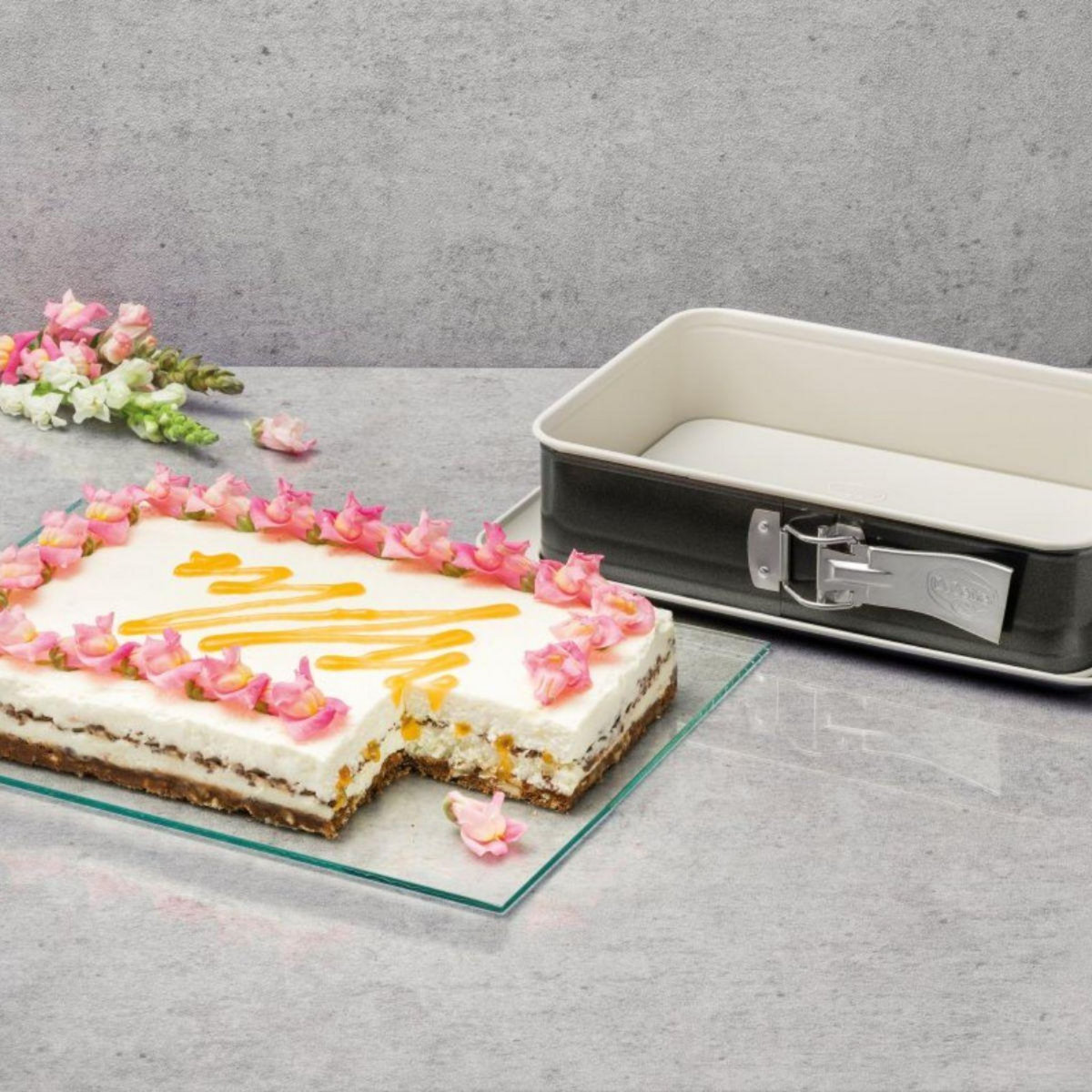 DR.OETKER Moule à cake 30 cm et moule à gâteau rectangulaire 28 x 18 cm Dr. Oetker Back Trend