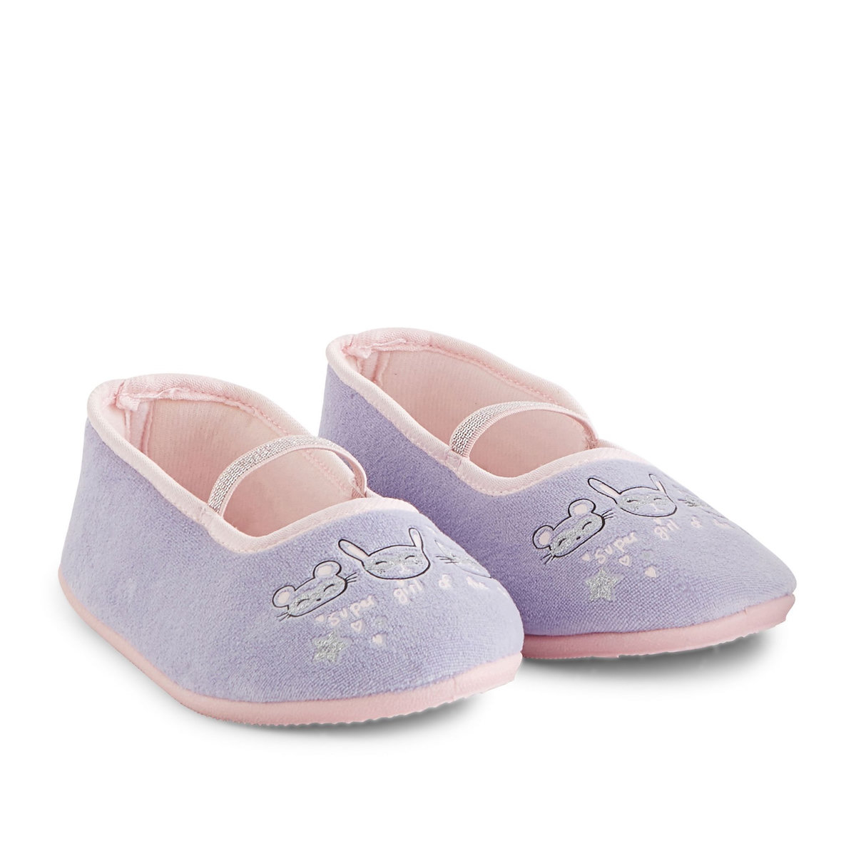 IN EXTENSO Chaussons ballerines souris fille