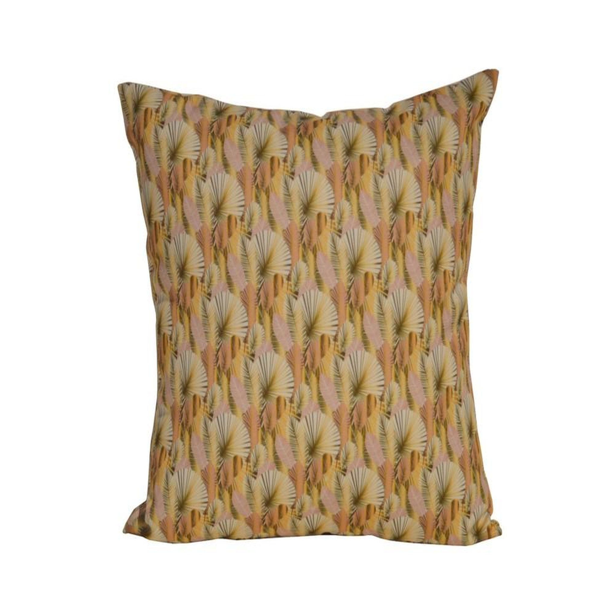 Proloisirs Coussin déhoussable exterieur décor Motif Graphique chevron noir 45 x 45 cm