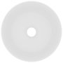 Voir la diapositive 3 : VIDAXL Lavabo rond de luxe Blanc mat 40x15 cm Ceramique