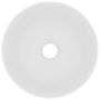 Voir la diapositive 3 : VIDAXL Lavabo rond de luxe Blanc mat 40x15 cm Ceramique