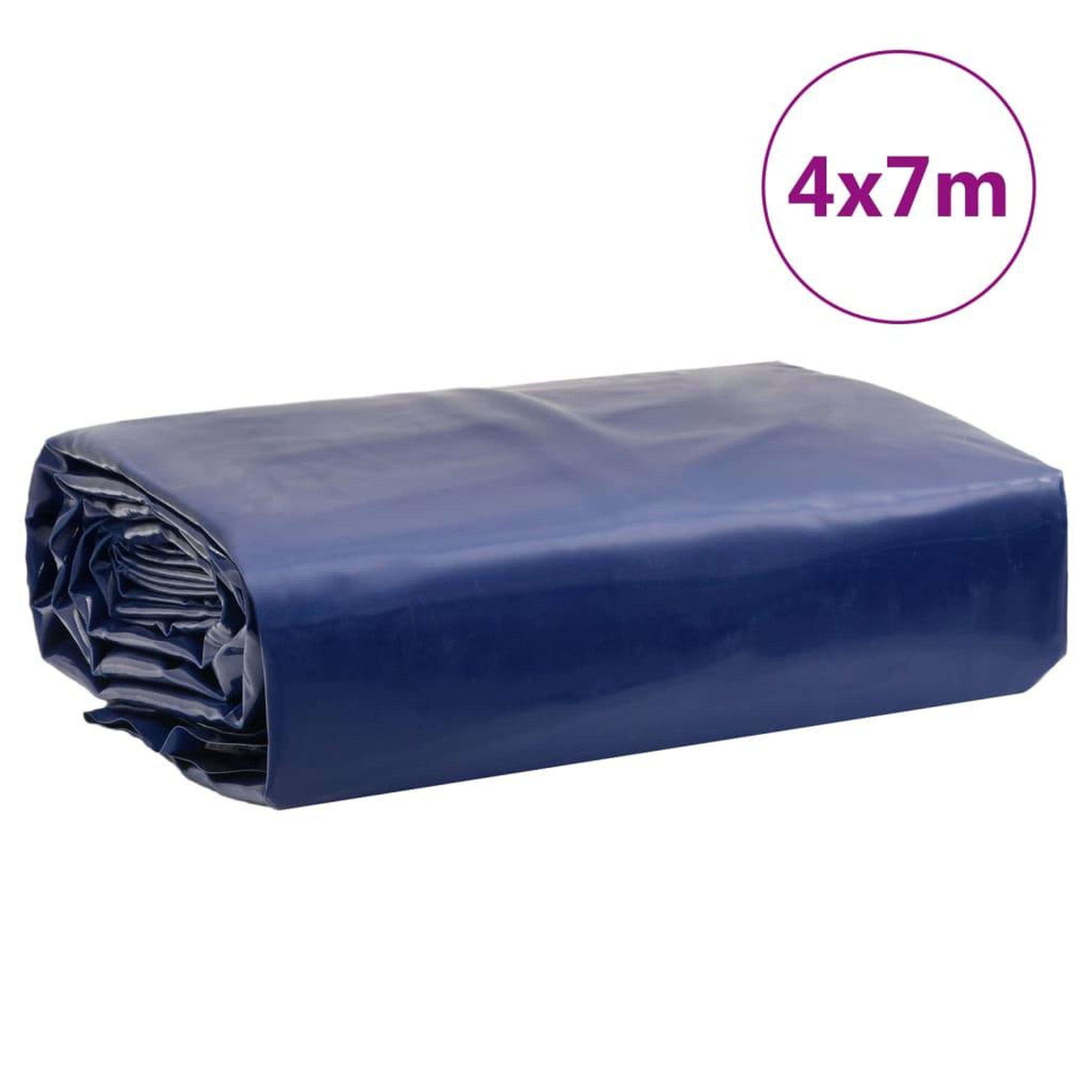 Voir la diapositive 6 : VIDAXL Bache bleu 4x7 m 600 g/m²