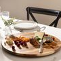 Voir la diapositive 3 : SECRET DE GOURMET Plat de Présentation Tournant  Acacia  50cm Marron
