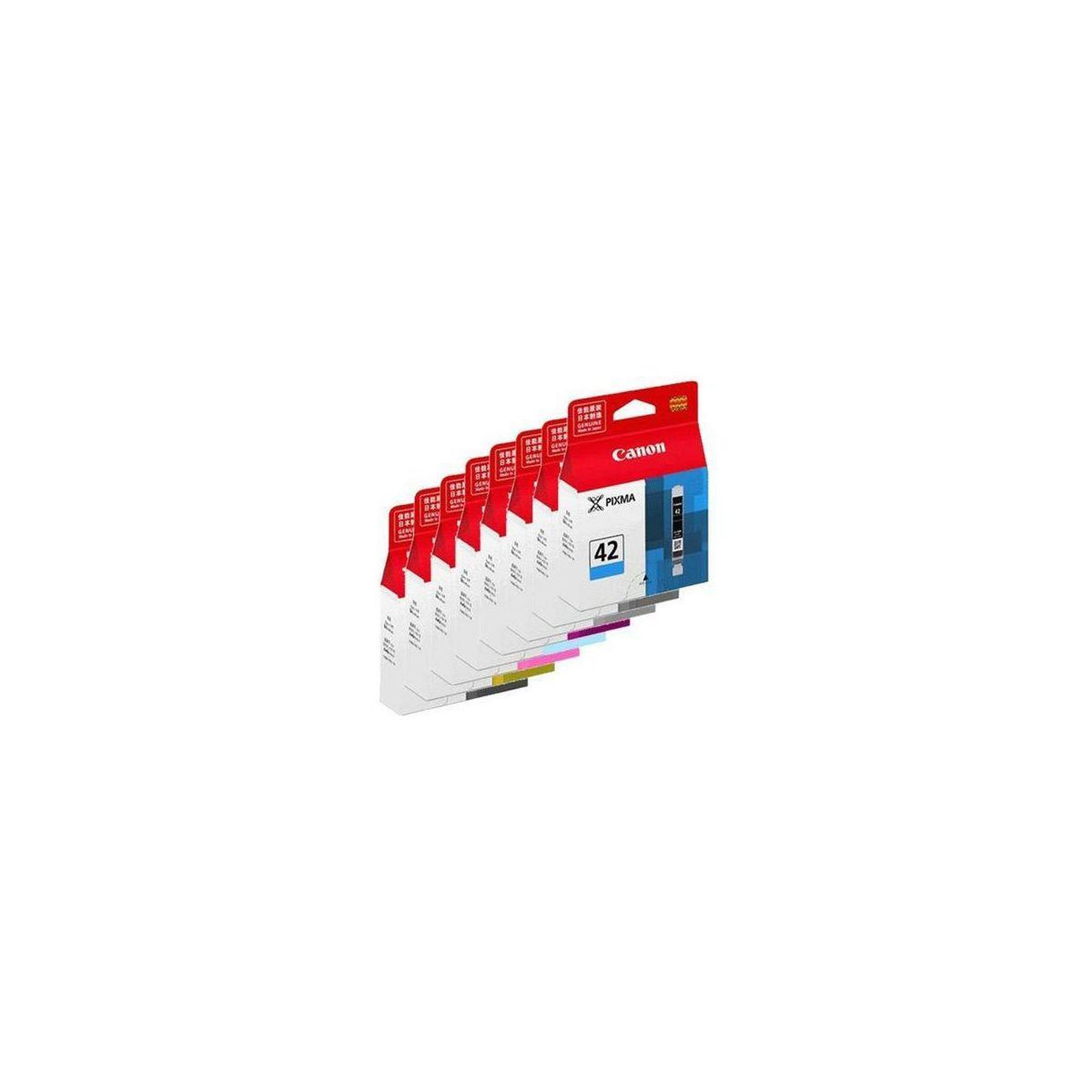 Canon Cartouche d'encre Pack Multipack 8 Originales CLI-42 (Couleurs Photo) - 6394B007