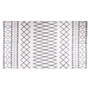 Voir la diapositive 1 : VIDAXL Tapis lavable antiderapant 190x300 cm noir et blanc