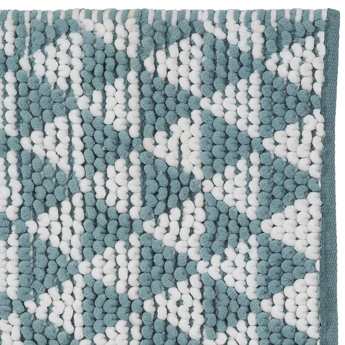 GUY LEVASSEUR Tapis de bain déco en polycoton