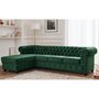 Voir la diapositive 1 : LISA DESIGN William - canapé chesterfield d'angle gauche - 4 places - en velours