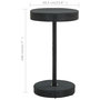 Voir la diapositive 5 : VIDAXL Table de jardin Noir 60,5x106 cm Resine tressee