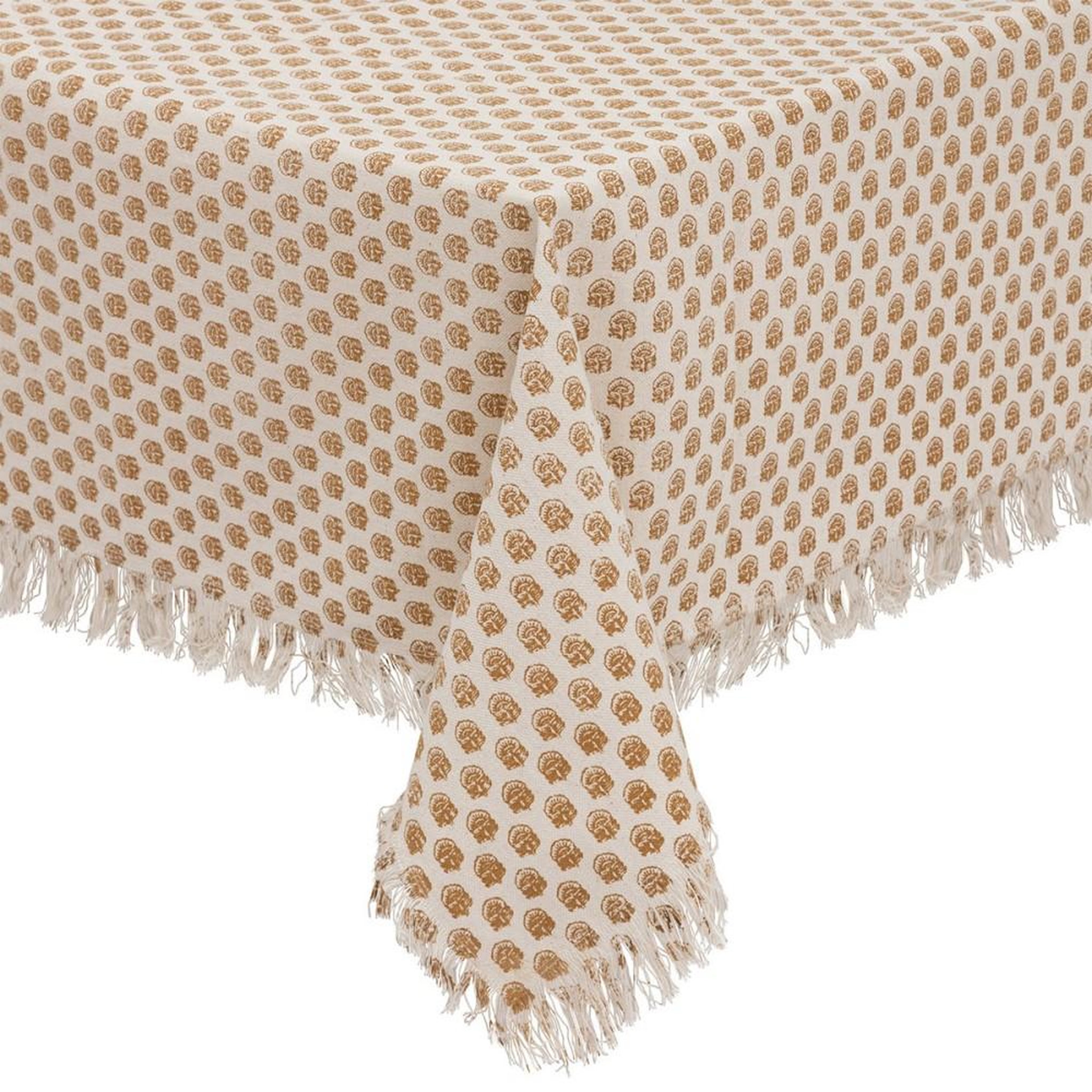 Voir la diapositive 1 : ATMOSPHERA Nappe rectangulaire Maha Indie 150x250 cm coton
