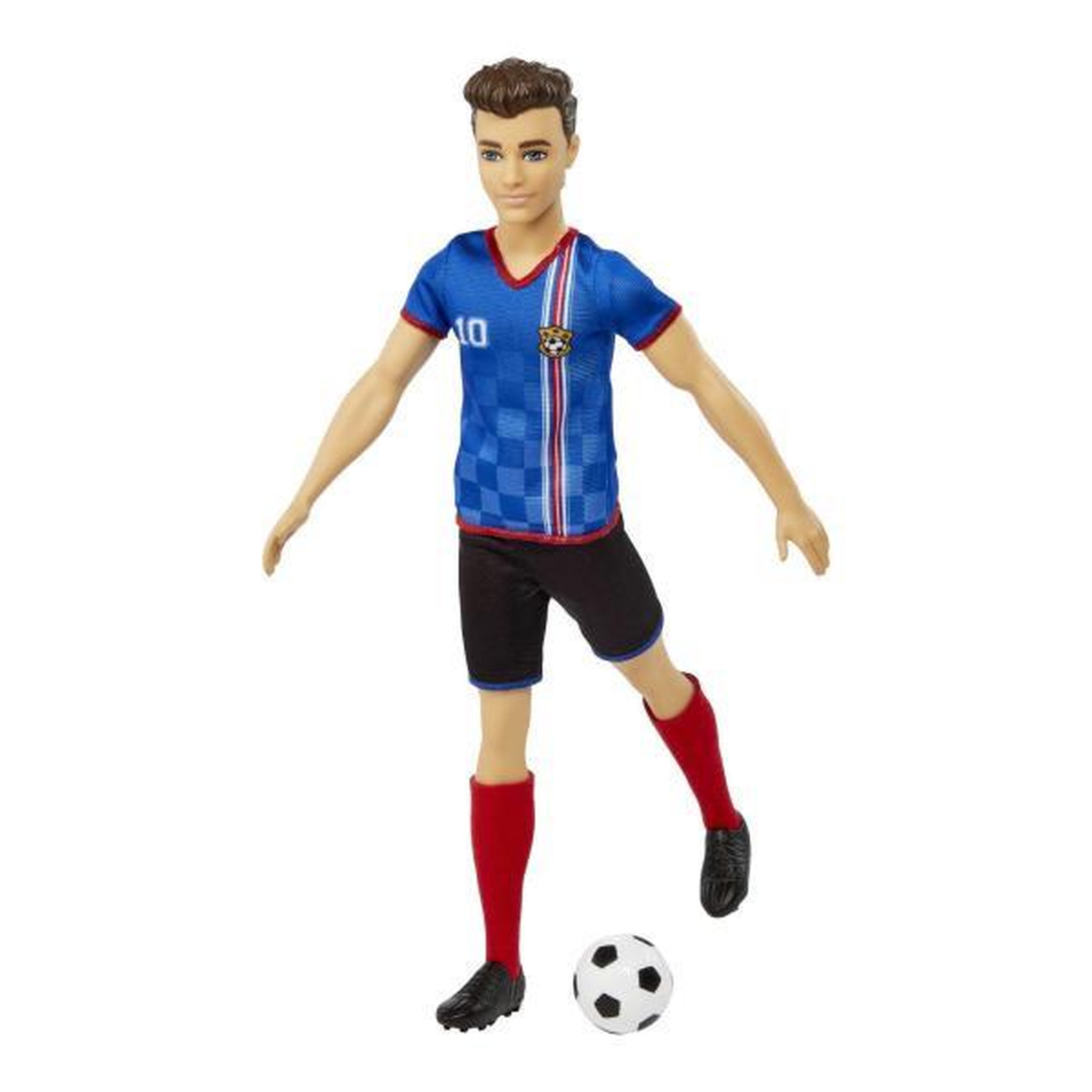 Voir la diapositive 2 : BARBIE Barbie - Ken Footballeur - Poupée Mannequin - Des 3 ans