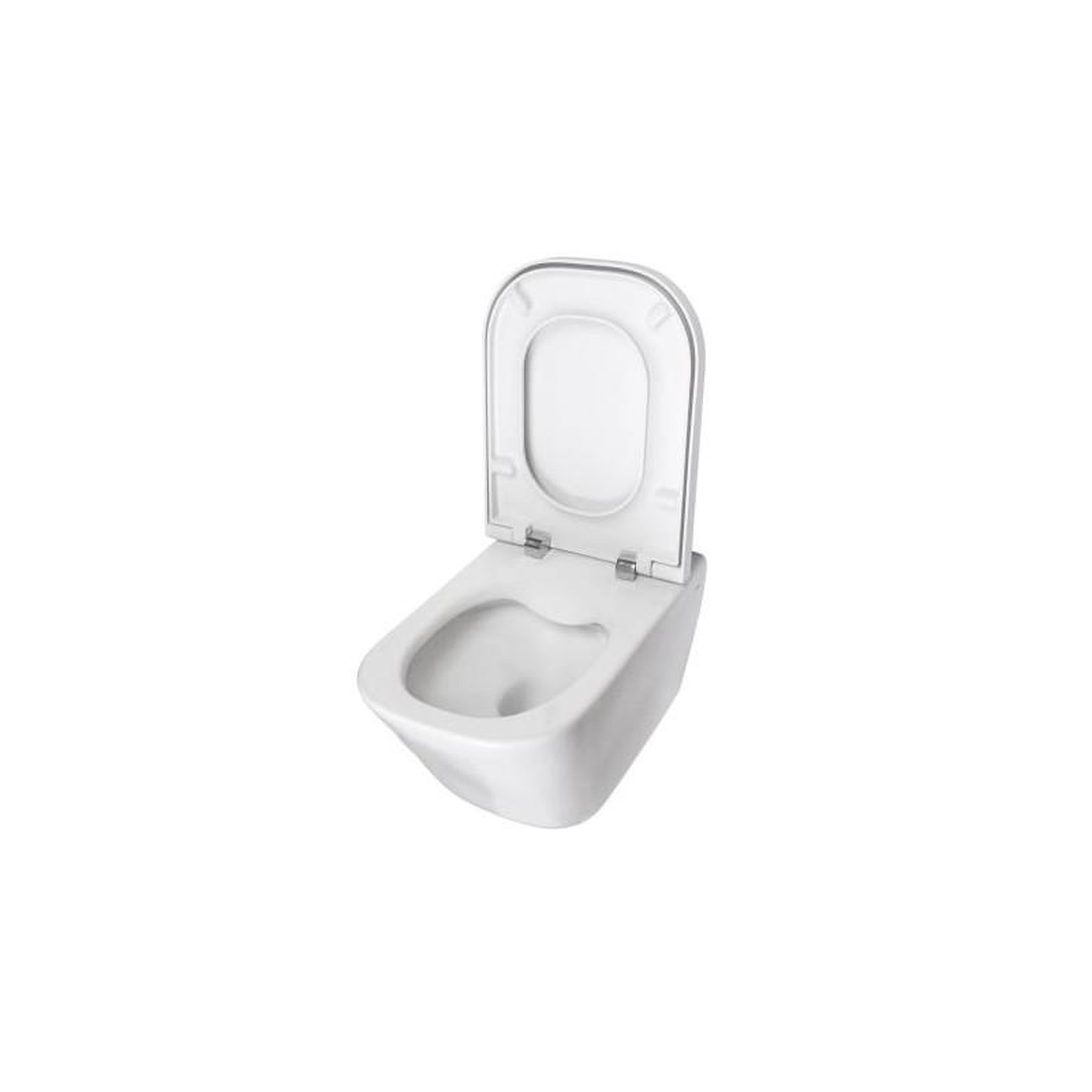 Voir la diapositive 3 : Roca Pack WC carré cuvette et abattant THE GAP SQUARE ROCA A34H47L000
