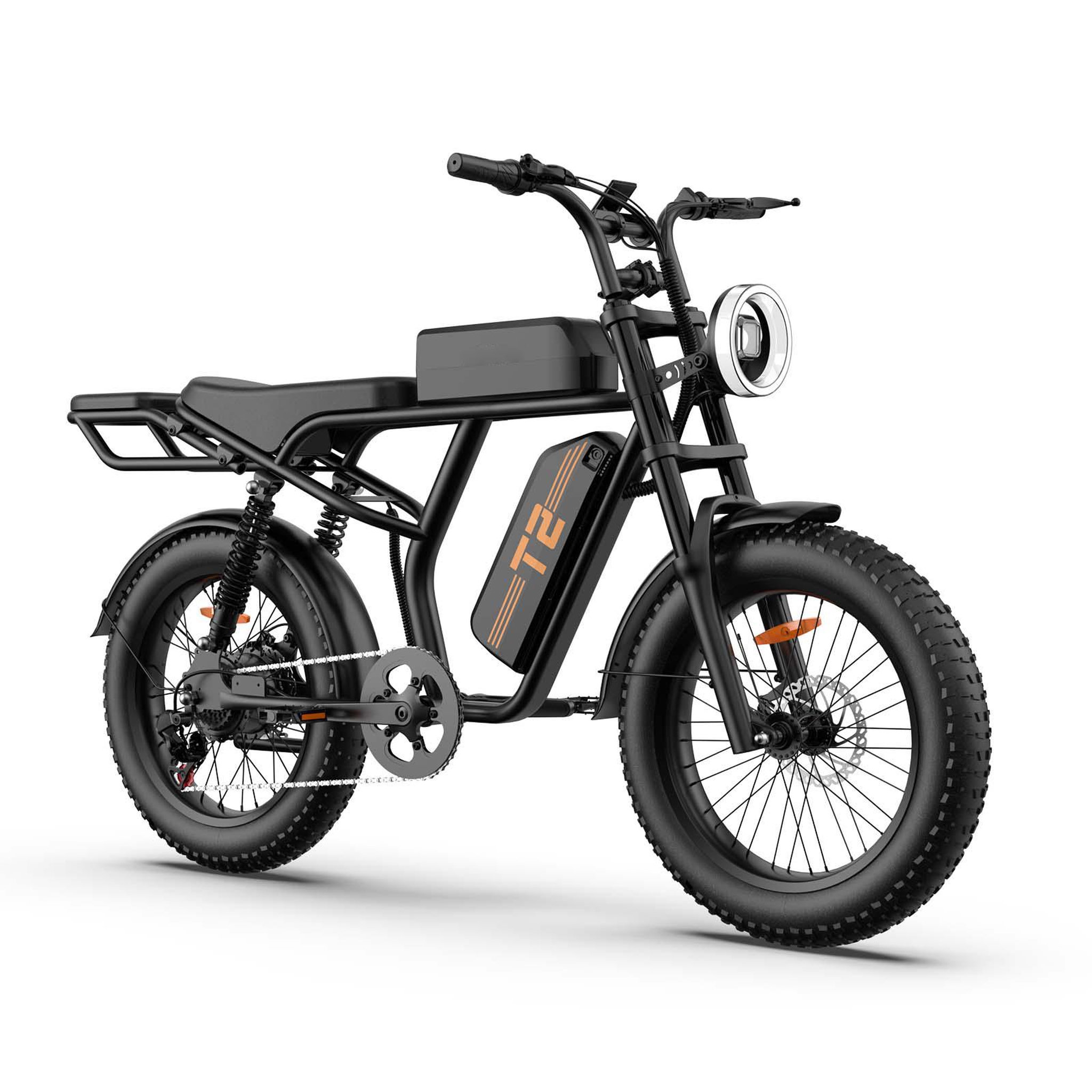 Voir la diapositive 2 : URLIFE Vélo électrique urlife t2, fatbike 20 pouces