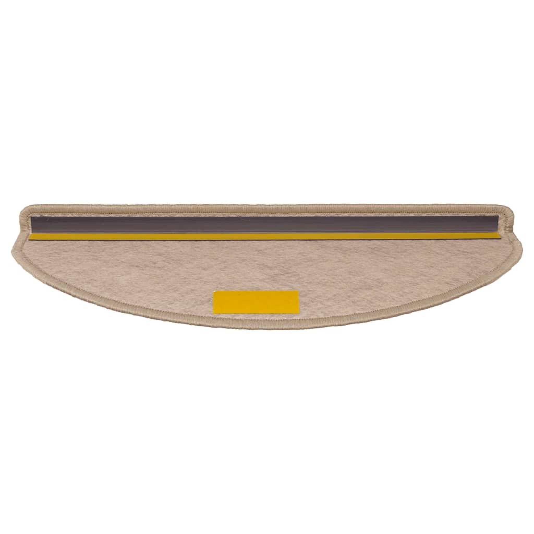Voir la diapositive 4 : VIDAXL Tapis d'escalier autocollants 30 pcs 65x21x4 cm sable