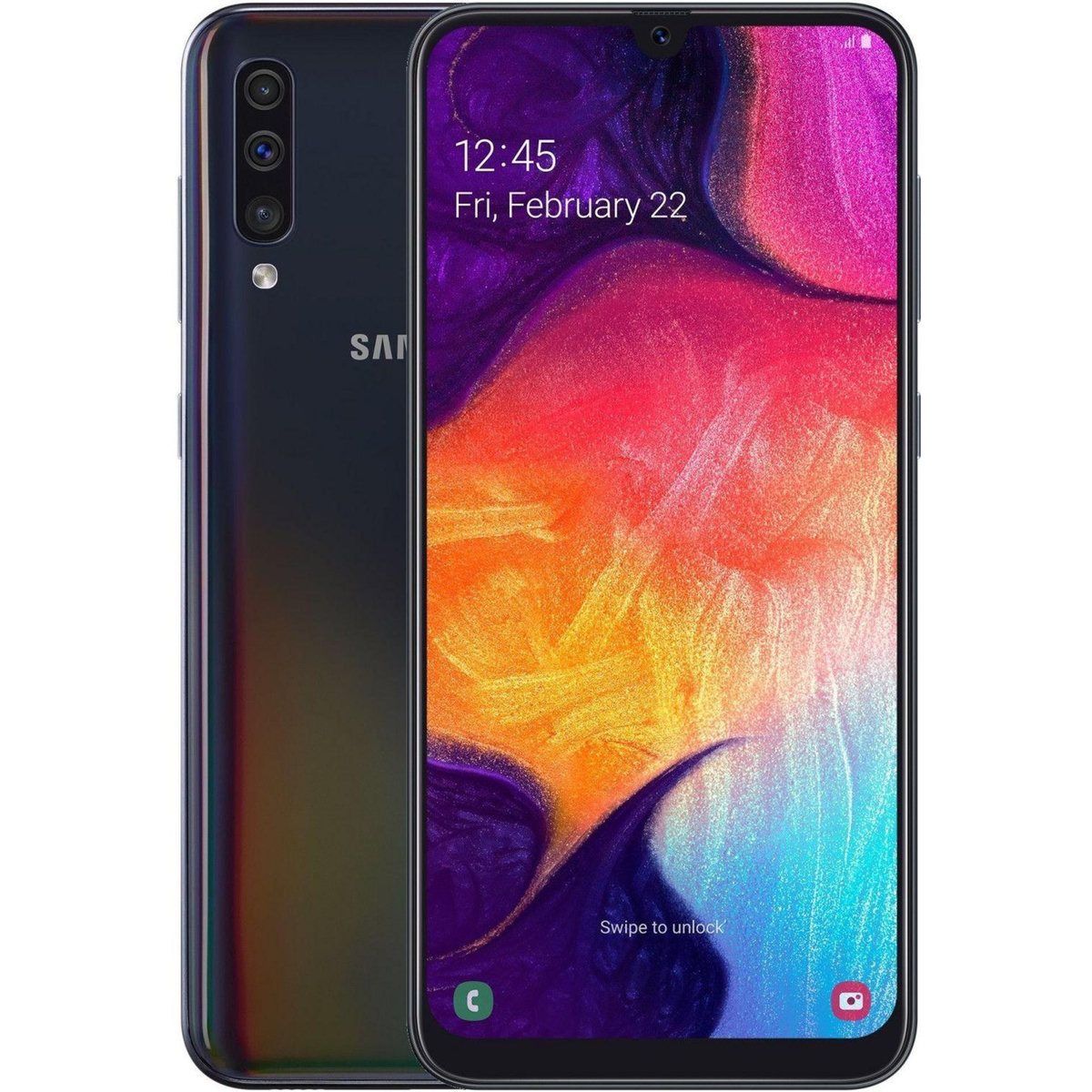Samsung Galaxy A50 (Dual Sim) Reconditionné 128 Go - Grade C - Noir