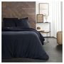 Voir la diapositive 1 : TODAY Parure housse de couette unie en gaze de coton SOWETO