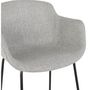 Voir la diapositive 6 : Paris Prix Tabouret de Bar Design  Largesa  107cm Gris