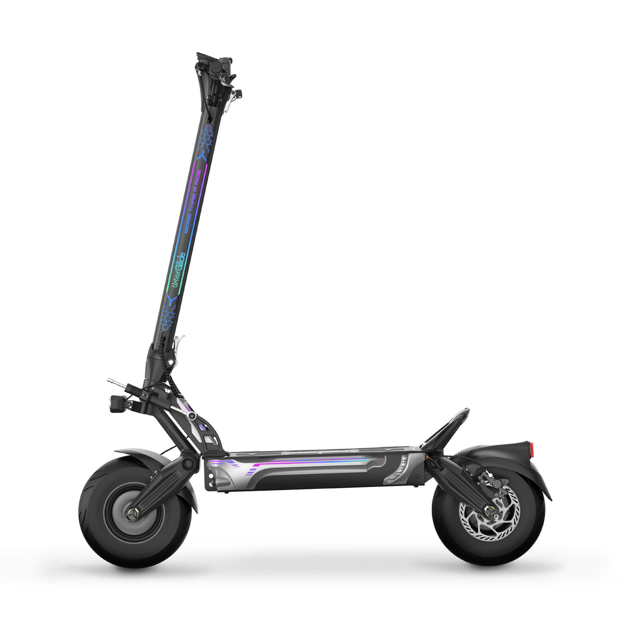 Voir la diapositive 6 : URBANGLIDE Trottinette électrique adulte urbanglide eon x – autonomie 140km – batterie 60v/30ah – pneus 12  tubeless – double moteur – poids 40,5kg