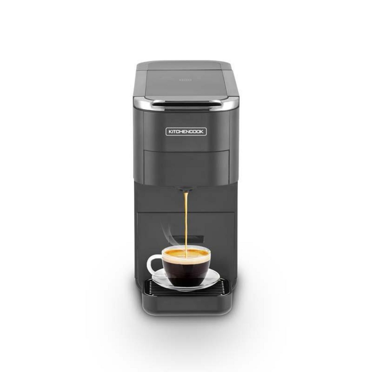 KITCHENCOOK Machine à Café Multi Dosettes Et Café Moulu Multi Ii Grey Kitchencook