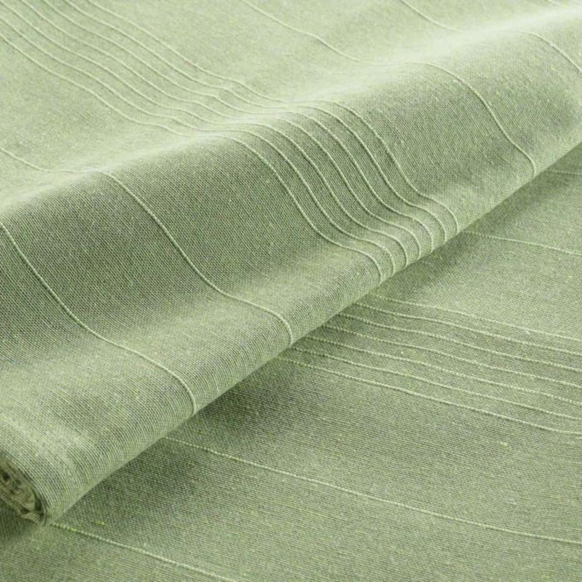 Paris Prix Plaid Uni en Coton  Lucile  180x220cm Vert