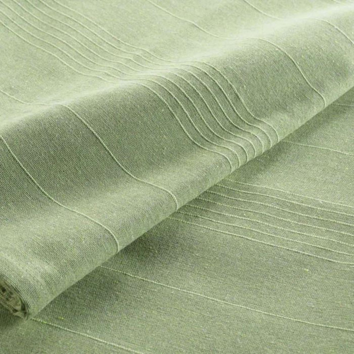 Paris Prix Plaid Uni en Coton  Lucile  180x220cm Vert