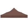 Voir la diapositive 4 : VIDAXL Toit de tente de reception 6x3 m Marron 270 g/m^2