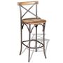 Voir la diapositive 1 : VIDAXL Tabouret de bar Bois de recuperation massif