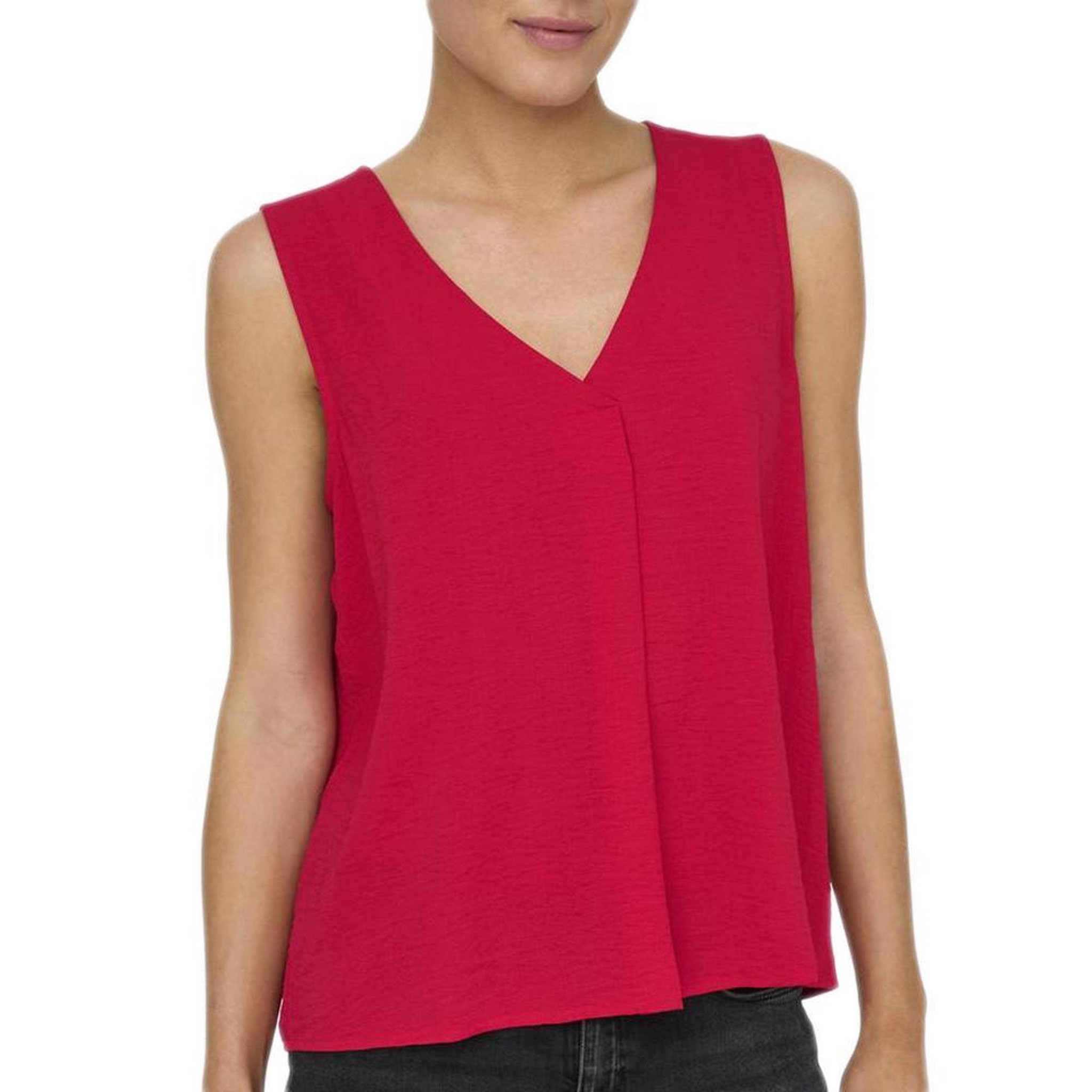 JACQUELINE DE YONG Débardeur Rouge Femme Jdy Divya. Coloris disponibles : Rouge