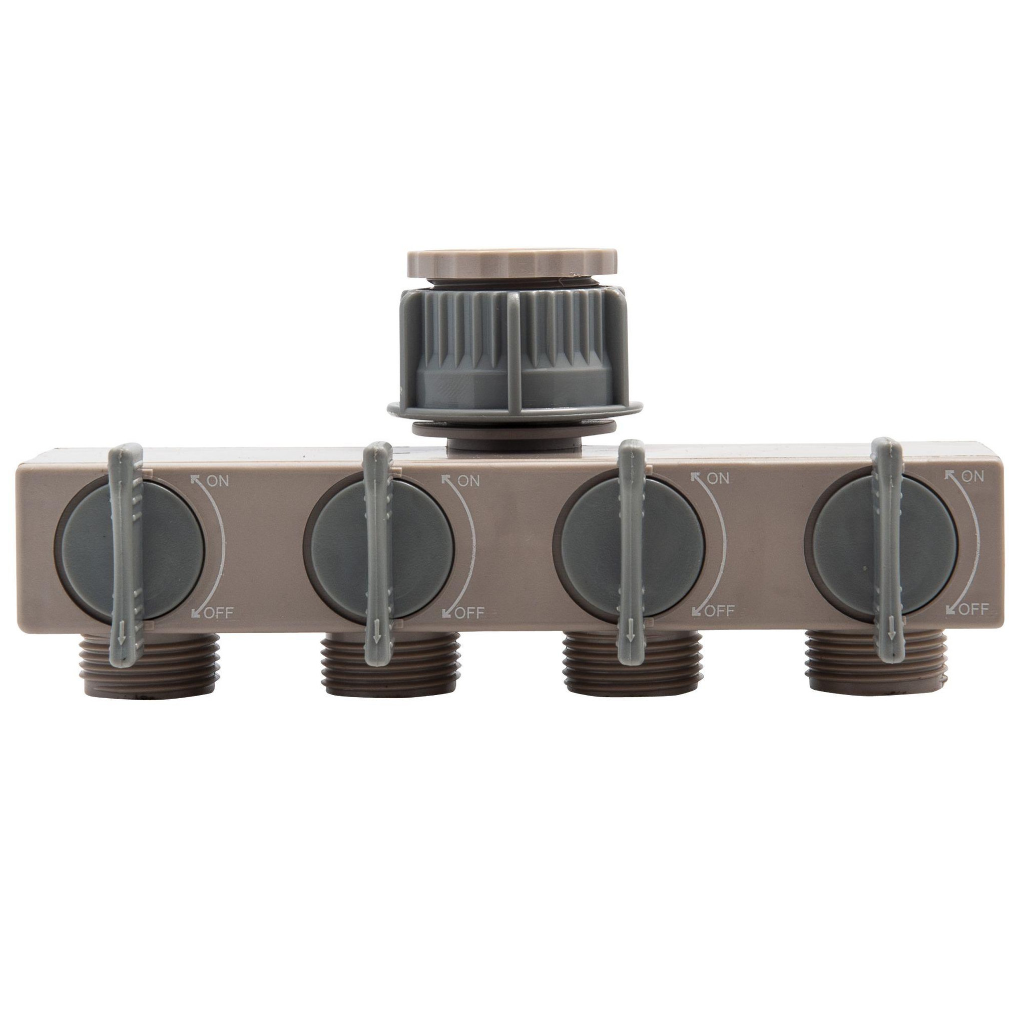 Jardibric Té pour robinet 4 sorties 3-4 m
