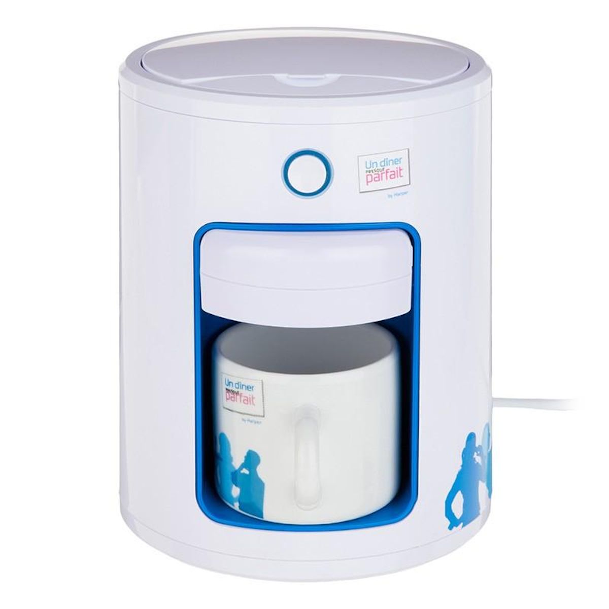 Harper Harper - Ud888 Blue - Machine à Expresso - Compact - 1000w - Réservoir 0,3l - 2 Filtres