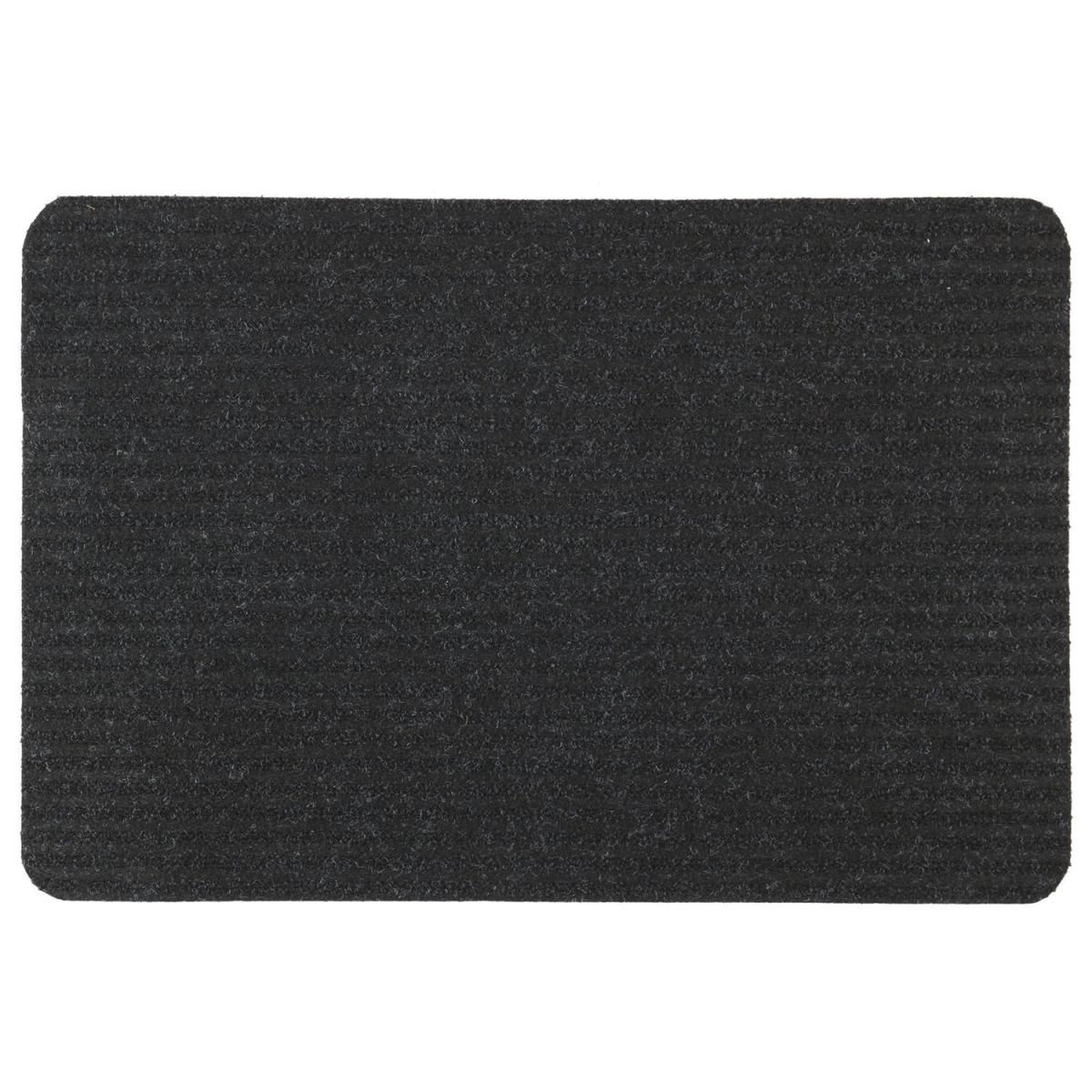 Voir la diapositive 1 : The Home Deco Factory Paillasson antidérapant  anderson  40x60cm noir
