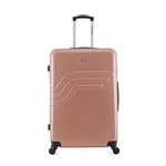 AMERICAN TRAVEL AMERICAN TRAVEL - Valise Grand Format DETROIT 75 cm 4 Roues. Coloris disponibles : Beige, Rose, Bleu, Noir, Gris