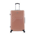 AMERICAN TRAVEL AMERICAN TRAVEL - Valise Grand Format DETROIT 75 cm 4 Roues. Coloris disponibles : Gris, Bleu, Noir, Beige, Rose