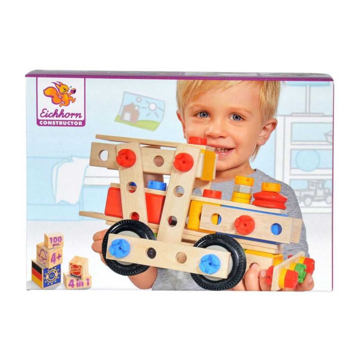 Eichhorn Eichhorn Constructor 4in1, 100dlg.