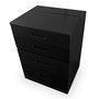 Voir la diapositive 4 : Paris Prix Coiffeuse Compacte Avec Miroir LED  Clarissa XL  80cm Noir