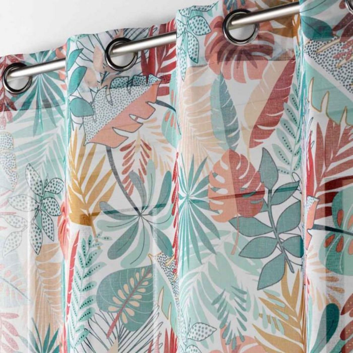 Paris Prix Rideau Voilage à Œillets  Jacala  140x240cm Blanc