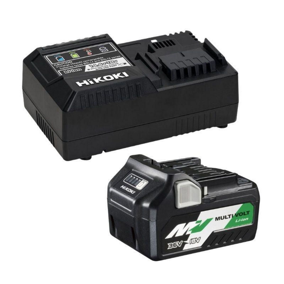 HIKOKI Taille-haies 62cm 36V Multivolt HIKOKI CH3656DAWBZ - 1 batterie 2.5Ah + chargeur rapide