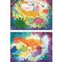 Voir la diapositive 2 : CLEMENTONI Puzzle super color - Dinosaures - 2x20 pièces