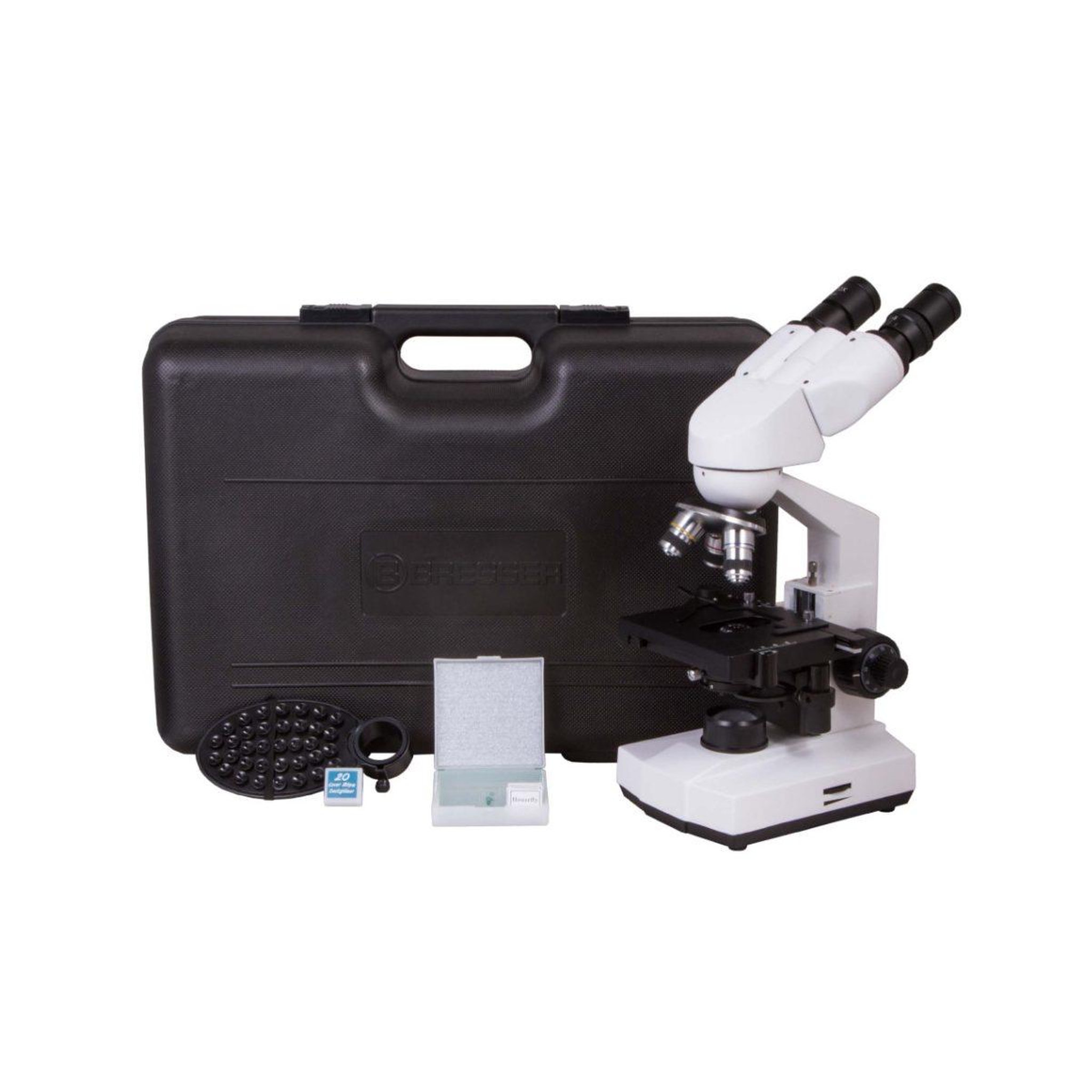 Voir la diapositive 2 : Bresser Microscope  erudit basic 40400x