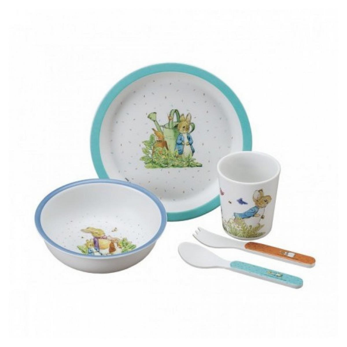 Petit Jour Coffret cadeau 5 pieces Pierre lapin bleu