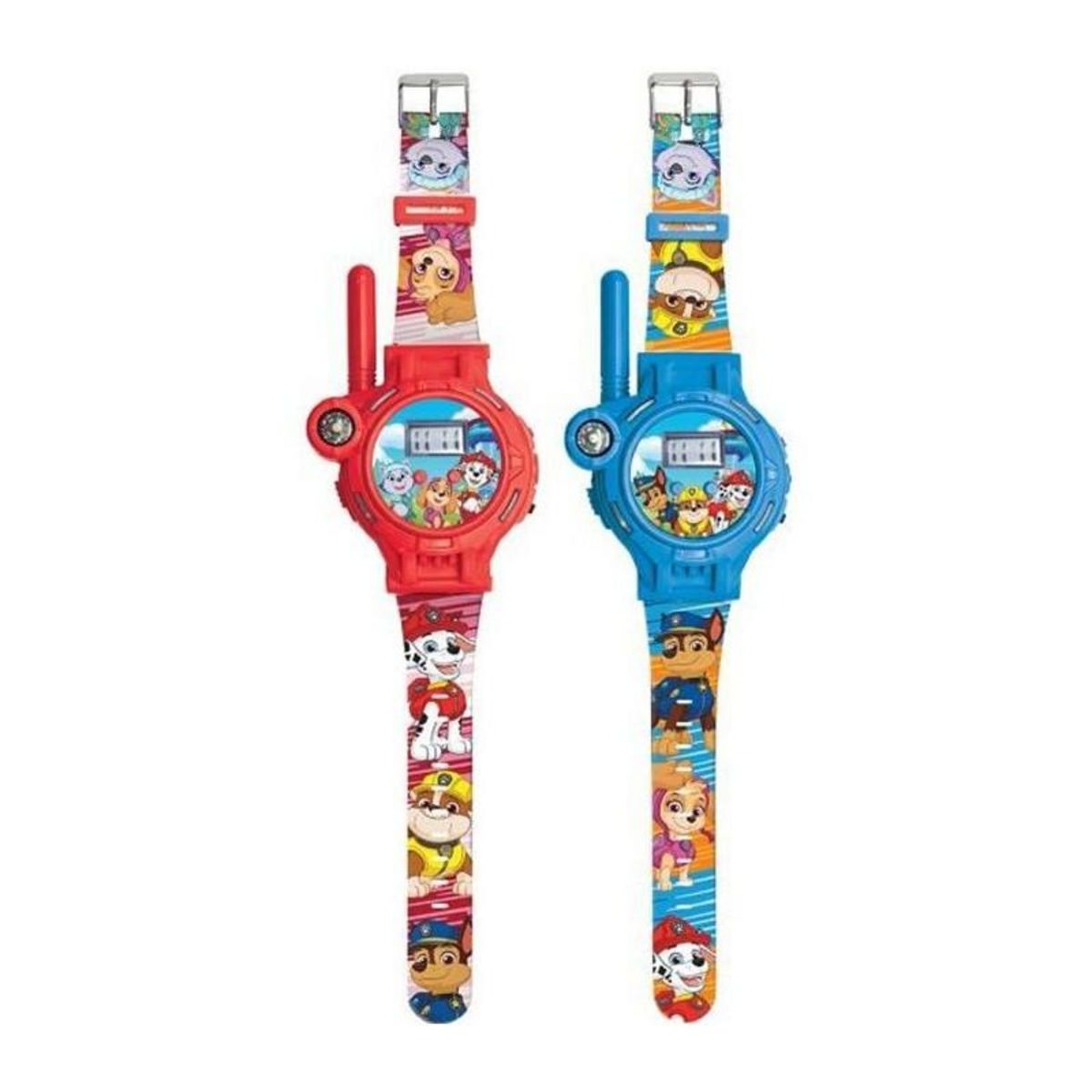 Lexibook Montre digitale Pat Patrouille avec fonction talkie-walkie portée jusqu'a 200 m