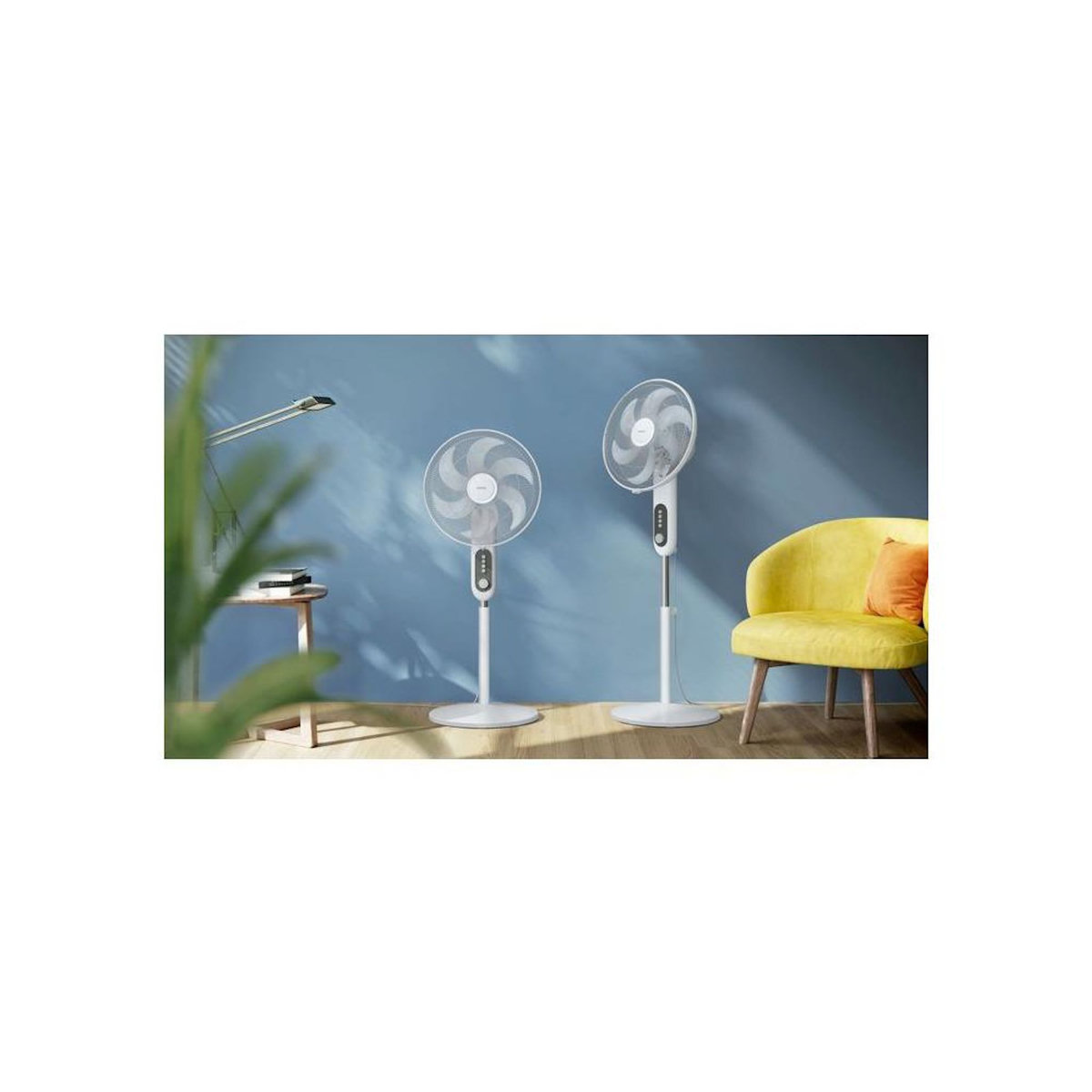 Philips Ventilateur sur pied - PHILIPS - CX5535/00 - Série 5000 - Flux d'air de 230 m³/h - 28 db(A) - Blanc