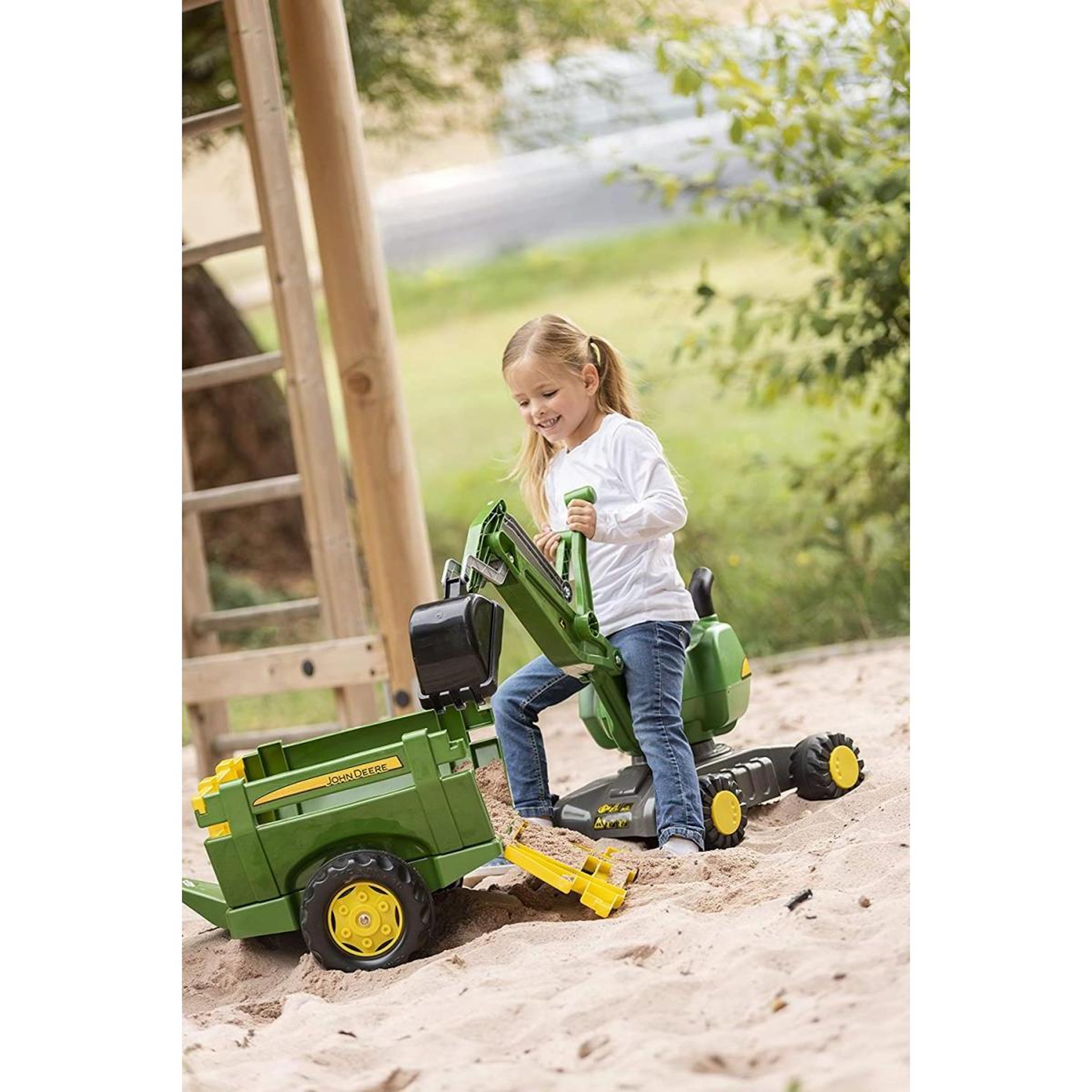 Voir la diapositive 3 : ROLLY TOYS Pelleteuse RollyDigger John Deere